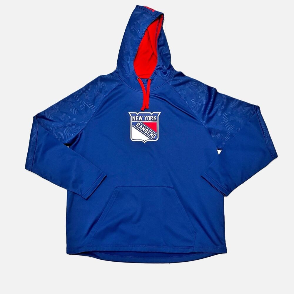 Fanatics New York Rangers Hoodie Sweatshirt Size XXL. EUC